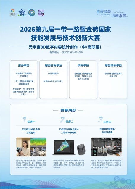 金磚大賽元宇宙3D數字內容設計創作賽項 積木易搭CTO毛凱談3D數字內容的商業應用與發展